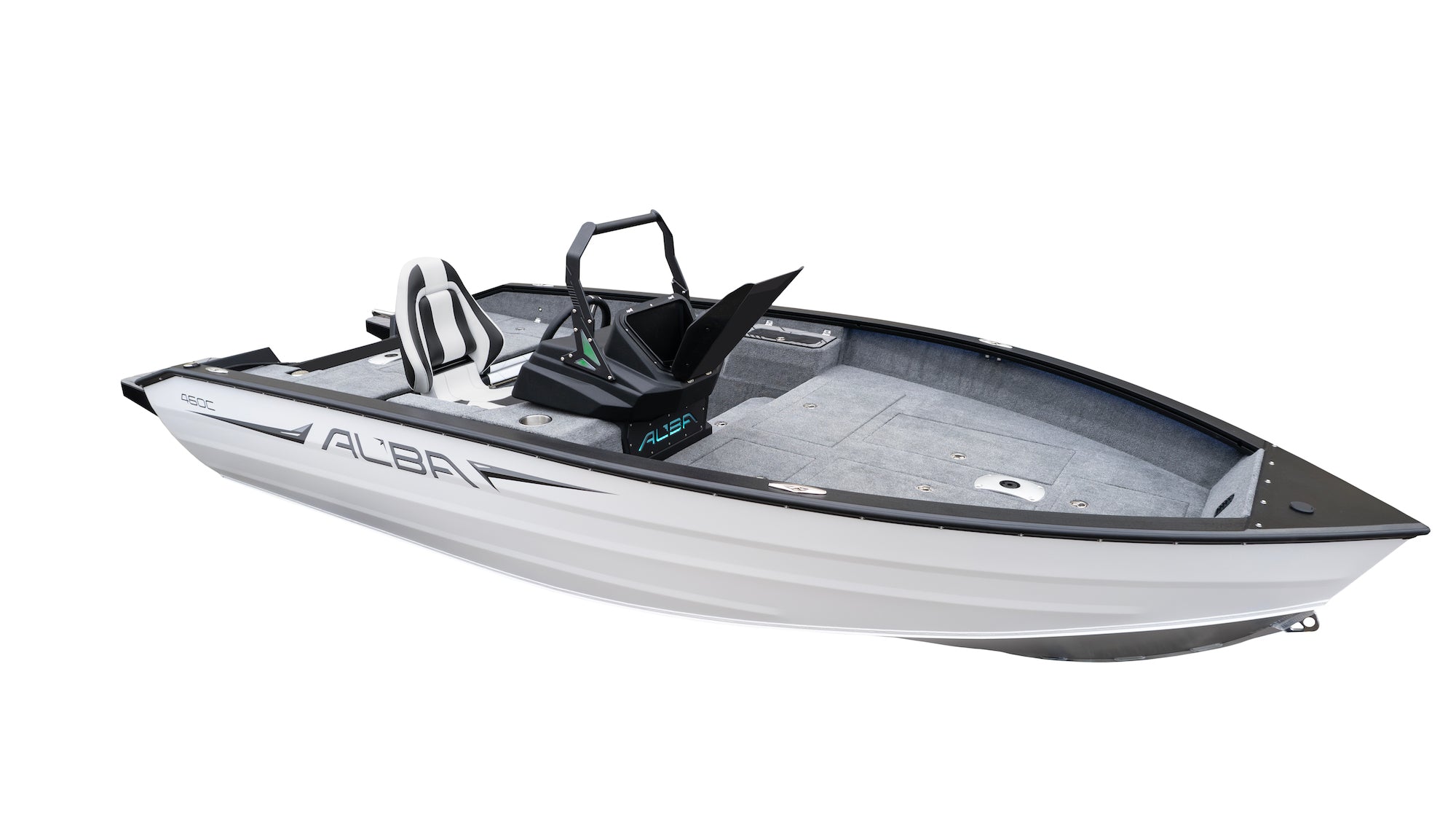 ALBA 460 C - Aluminium Angelboot mit Seitenkonsole