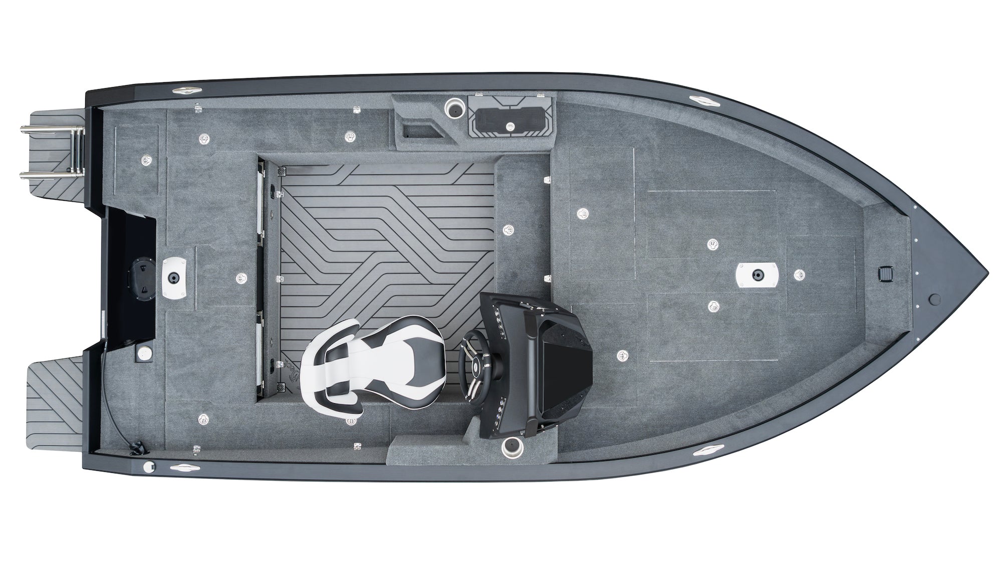 ALBA 460 C - Aluminium Angelboot mit Seitenkonsole