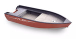 ALBA 440 Tiller - Aluminium Angelboot