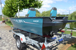 ALBA 440 Tiller - Aluminium Angelboot