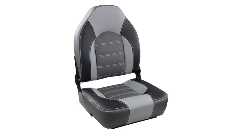 Springfield Premium Folding High-Back Bootssitz, Gray/Charcoal
